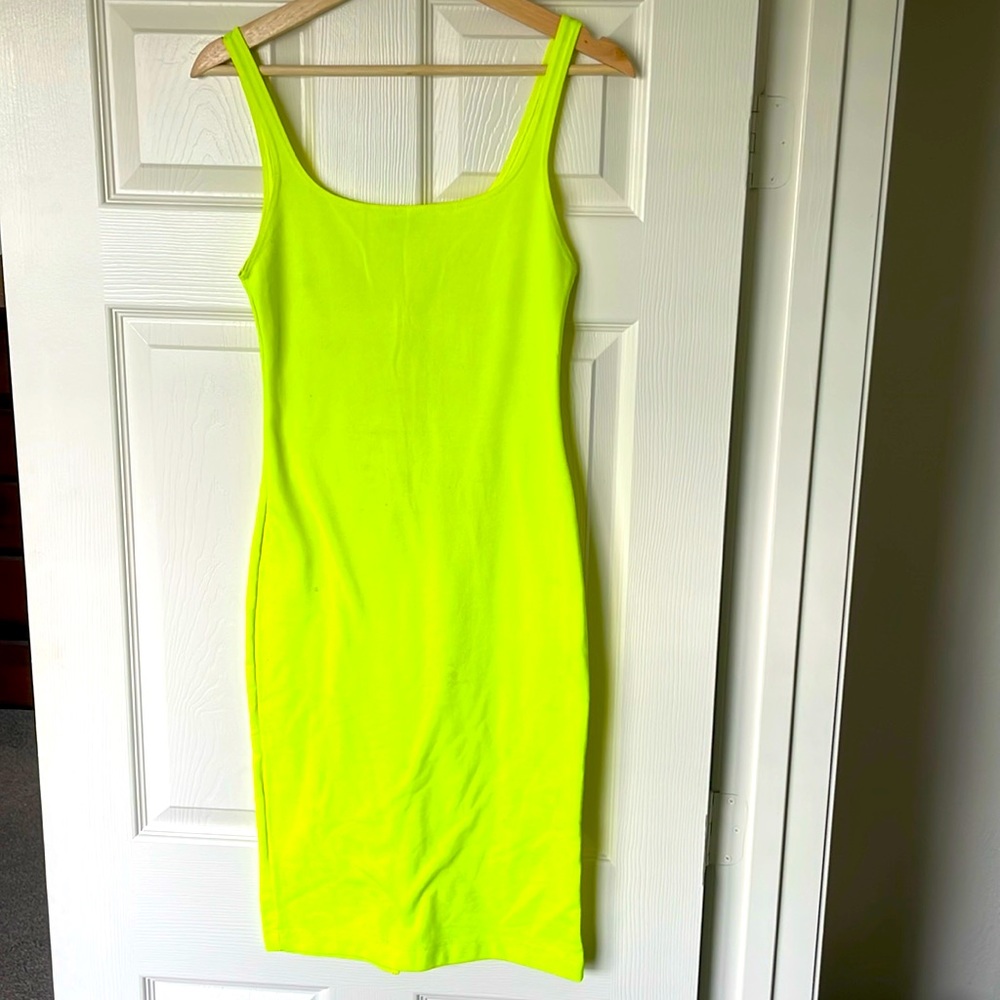 Zara size medium neon dress